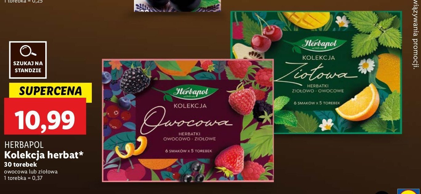 Zestaw herbat ziołowych Herbapol promocja w Lidl