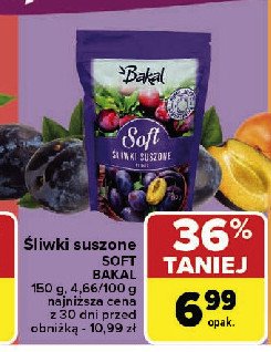 Śliwki suszone soft Bakal promocja w Carrefour Market