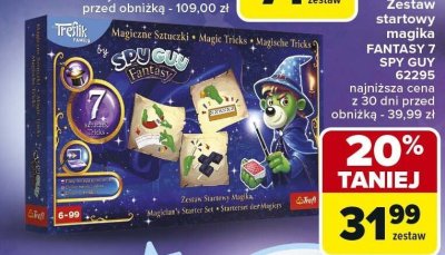 Zestaw startowy magika FANTASY 7+ SPY GUY Treflík promocja w Carrefour