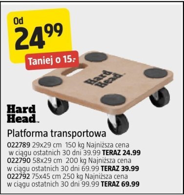 Platforma transportowa 29x29 cm 150 kg promocja w Jula