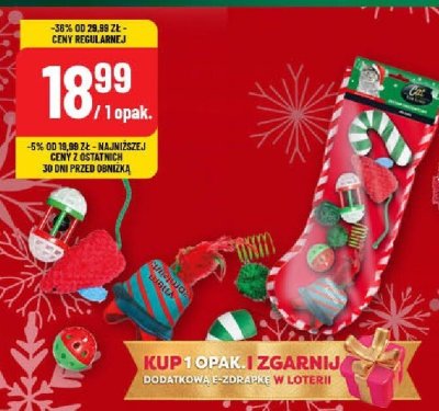 Zabawki dla kotów - zestaw świąteczny promocja w POLOmarket