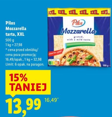 Ser Mozzarella tarta, XXL promocja w Lidl