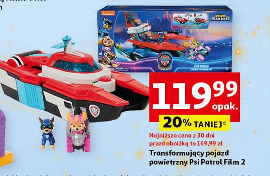 Pojazd powietrzny psi patrol Spin master promocja w Auchan