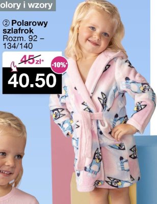 Szlafrok polarowy Bluey promocja w Woolworth