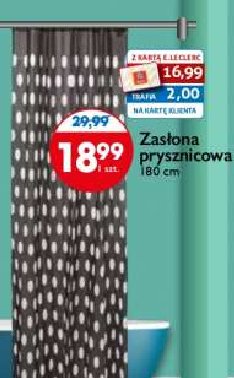 Zasłona prysznicowa 180 cm promocja