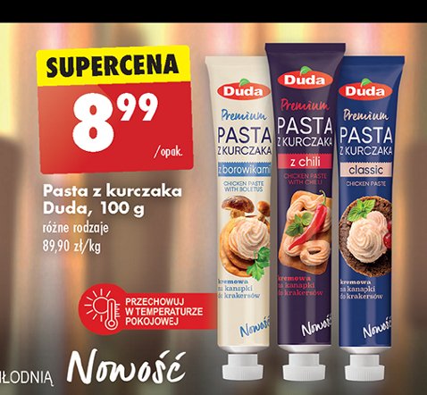 Pasta z kurczaka z borowikami Silesia duda promocja