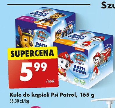 Kula do kąpieli psi patrol jeżyna promocja