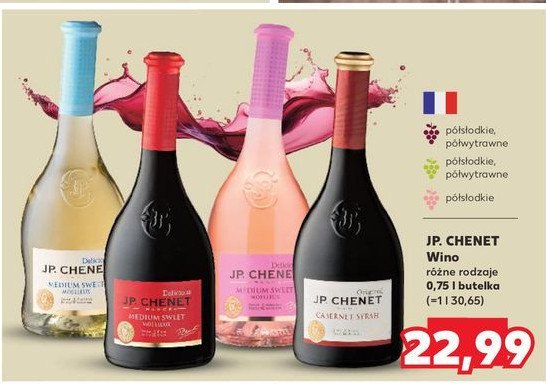 Wino J.p. chenet medium dry promocja