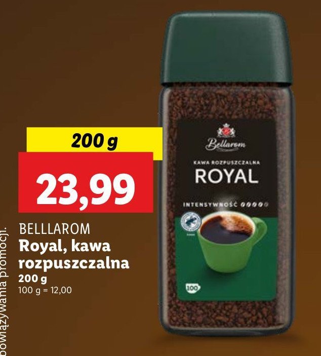 Kawa Bellarom royal promocja w Lidl