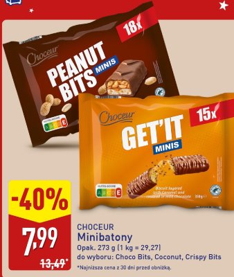 Minibatony Crispy Bits promocja w Aldi
