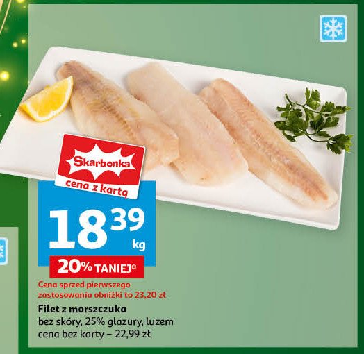 Morszczuk filet bez skóry promocja w Auchan