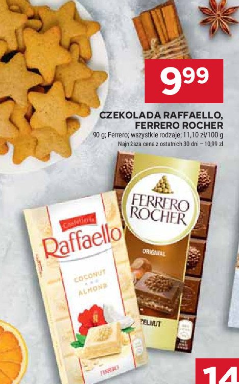 Czekolada Raffaello promocja w Stokrotka