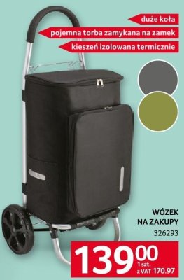 Wózek na zakupy promocja w Selgros
