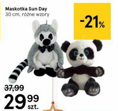 Maskotka lemur promocja
