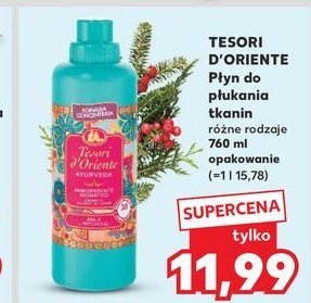 Koncentrat do płukania ayurveda Tesori d'oriente promocja w Kaufland