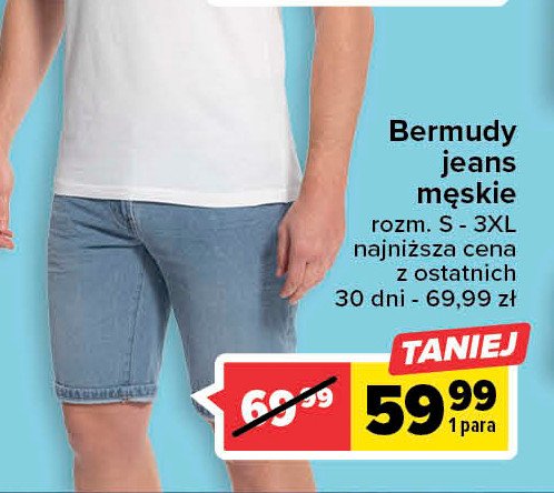 Bermudy męskie s-3xl jeans promocja