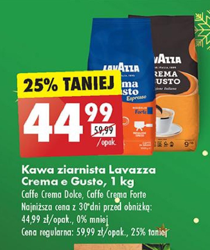 Kawa Lavazza crema & gusto forte promocja