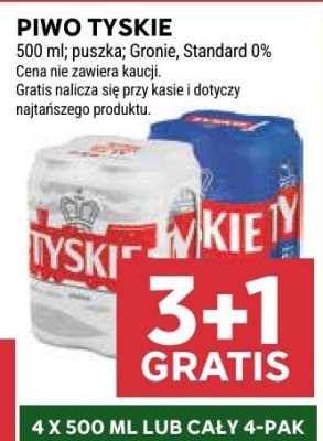 Piwo Tyskie promocja w Stokrotka