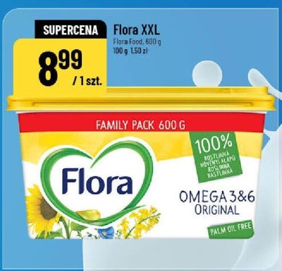 Margaryna Flora XXL Flora Food promocja w POLOmarket
