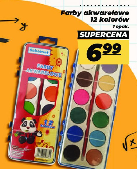 Farby akwarelowe SCHEMAT promocja