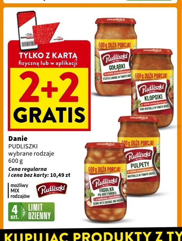 Pulpety w sosie pomidorowym Pudliszki promocja w Intermarche