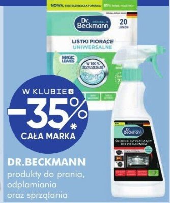 Dr.Beckmann produkty do prania, odplamiania oraz czyszczenia promocja w Super-Pharm
