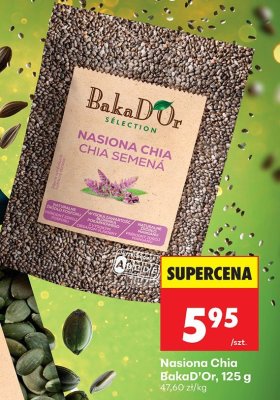 Nasiona chia BakaD'Or promocja w Biedronka