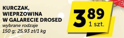 Kurczak, wieprzowina w galarecie Drosed promocja w Groszek