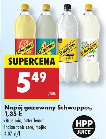 Napój citrus mix Schweppes promocja