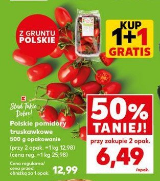 Pomidory truskawkowe K-classic stąd takie dobre! promocja w TOPAZ
