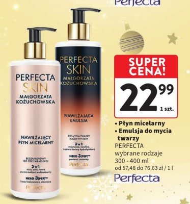 Emulsja do mycia twarzy, wybrane rodzaje Perfecta promocja w Intermarche