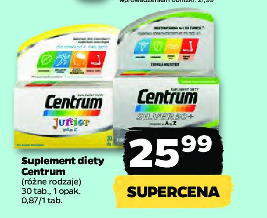 Tabletki z witaminami Centrum silver 50+ promocja