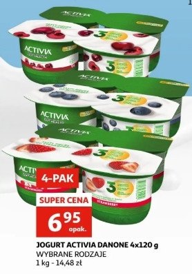 Jogurt truskawka Danone activia promocja