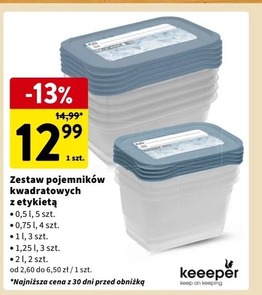 Pojemnik 1 l Keeeper promocja