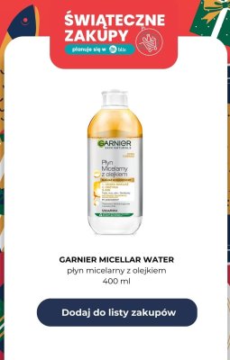 Płyn micelarny z olejkiem, 400 ml promocja w Biedronka