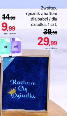 R臋cznik z haftem dla babci Zwoltex promocja