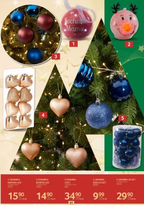 Bombka imienna LED, średnica: 8 cm promocja w Selgros