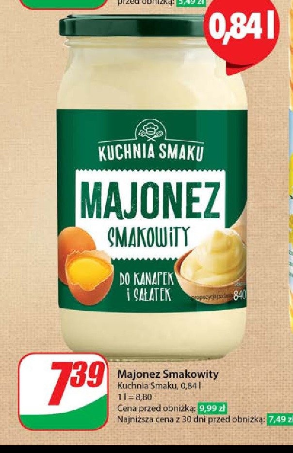 Majonez smakowity Kuchnia smaku promocja w Dino