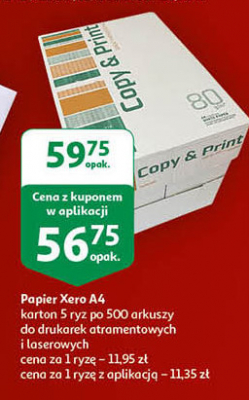 Papier xero copy&print promocja