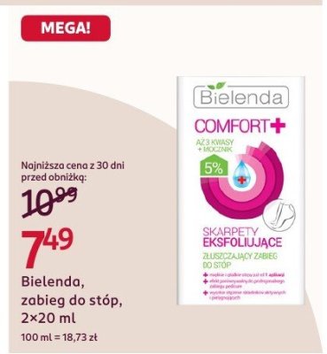 Zabieg do stóp, 2x20 ml promocja w Rossmann