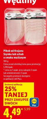 Schab o smaku maślanym Pikok od Krajana promocja w Lidl