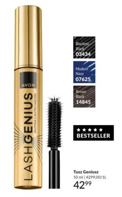 Tusz do rzęs Avon LashGenius Brown Black promocja w AVON