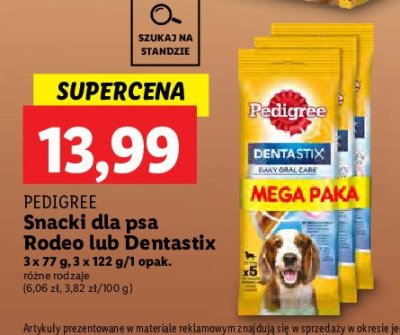 Przysmak dla psa średnie rasy Pedigree dentastix promocja