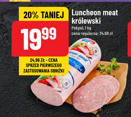 Luncheon meat Pekpol promocja