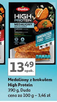 Medaliony z kurczaka z brokułem Silesia duda high protein promocja