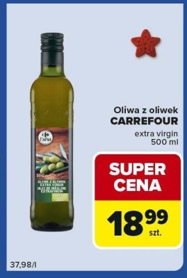 Oliwa z oliwek CARREFOUR extra virgin promocja w Carrefour Express