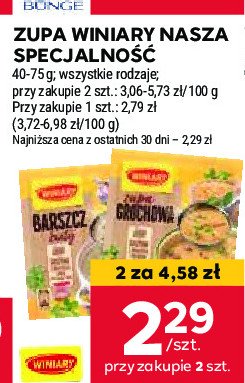 Zupa grochowa Winiary promocja w Stokrotka