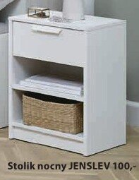 Stolik nocny JENSLEV promocja w Jysk