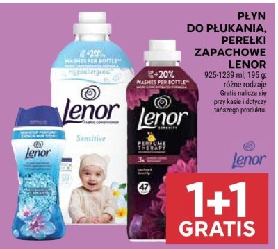 Płyn do płukania, perełki zapachowe LENOR promocja w Stokrotka