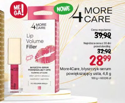 B艂yszczyk-serum do ust More4care promocja